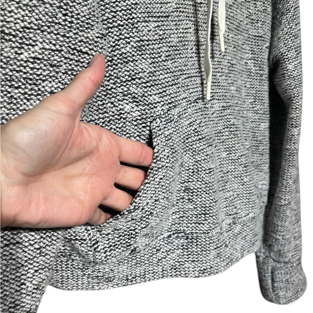 Offline By Aerie Funnel Neck Cropped Pullover Sweatshirt Sweater Heathered Gray - Picture 4 of 16